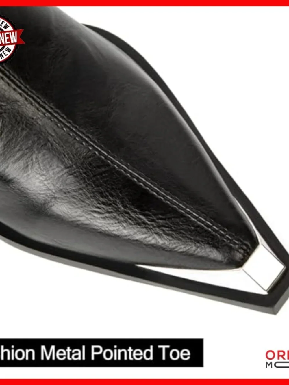 Pointed Toe Ankle Boots with Chunky Heel and Side Zipper